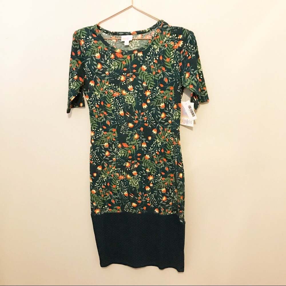LuLaRoe Julia Dress - Floral - Size XS - New With Tags